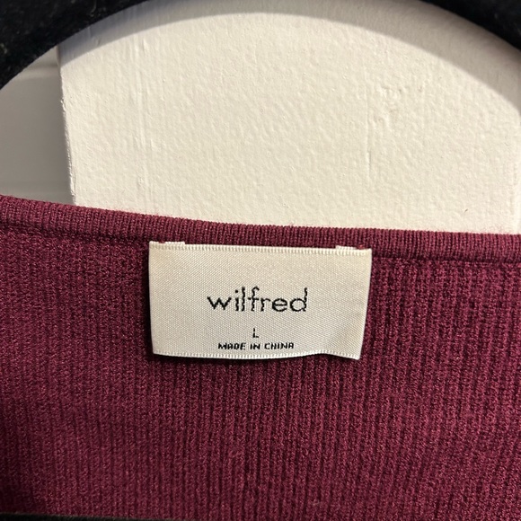 Wilfred Large Tuscany Sweater in Spiced Burgundy - Picture 2 of 2